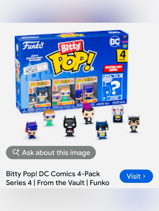Funko Other - #3427**Funko Bitty Pop! DC Comics 4-Pack Series 4 - Blue Box